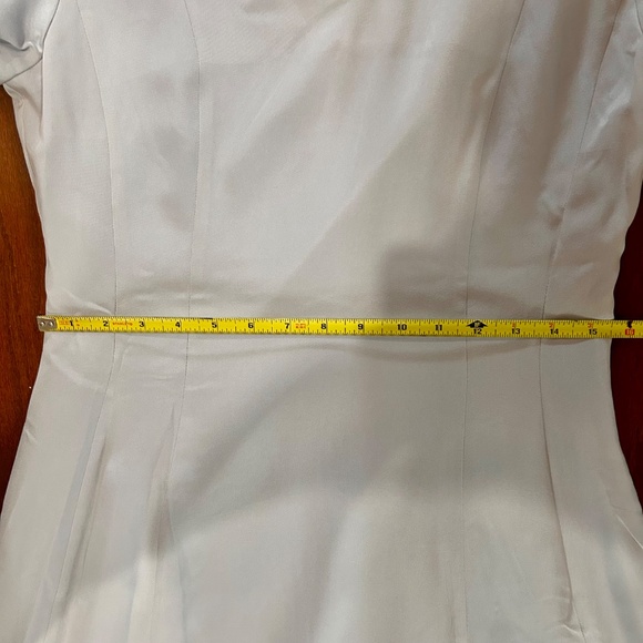 Vintage Laura Ashley 100% Silk Dress grey mauve - Picture 4 of 6